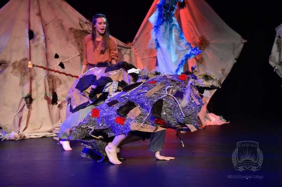 The Tempest puppet design, 2018